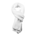 Cachecol polar de poliéster branco sublimado de 180 g/m2 Sublim cor branco