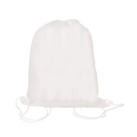 Mochila de poliéster para marcação a cor bem garrida Sublim White cor branco