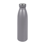 Garrafa térmica personalizada com tampa de borracha 500ml Trendy cor cinzento