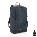 Mochila corporativa, versátil e reciclada de poliéster Urban Outdoor cor azul-marinho