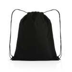 Saco-mochila leve e reciclado com AWARE Urban Recycled Elegant cor preto terceira vista