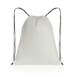 Saco-mochila leve e reciclado com AWARE Urban Recycled Elegant cor branco terceira vista