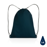 Saco-mochila leve e reciclado com AWARE Urban Recycled Elegant cor azul-marinho