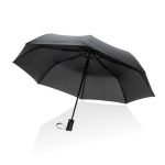 Guarda-chuva pequeno anti-vento dobrável em RPET ø97 Windproof cor preto sétima vista