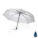 Guarda-chuva pequeno anti-vento dobrável em RPET ø97 Windproof cor branco