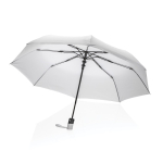 Guarda-chuva pequeno anti-vento dobrável em RPET ø97 Windproof cor branco sétima vista