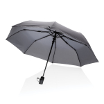 Guarda-chuva pequeno anti-vento dobrável em RPET ø97 Windproof cor cinzento-escuro sétima vista