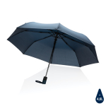 Guarda-chuva pequeno anti-vento dobrável em RPET ø97 Windproof cor azul-marinho