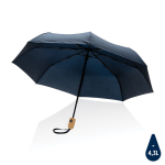 Guarda-chuva pequeno anti-vento fecho e abertura automáticos ø94 RPET cor azul-marinho