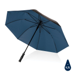 Guarda-chuva automático grande eco desenho a duas cores ø120 RPET Bicolor cor azul-marinho