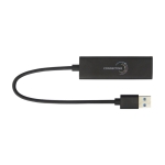 Adaptador 4 portas USB personalizado com cabo Hub USB 3.0 Adapt cor preto