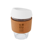 Copo de vidro com pega de cortiça de 360ml Takeaway Cork Grip vista principal