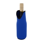 Manga com isolamente para garrafas de vinho extensível Wine cor azul real