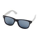 Óculos de sol com logo bicolor com hastes brancas White Temples cor preto