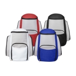 Mochila térmica com design colorido e capacidade de 20 litros Bicolor cor branco segunda vista várias cores