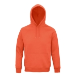 Sweatshirt unisexo ecológica com capuz 280 g/m2 Stellar cor cor-de-laranja terceira vista