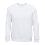 Sweatshirt unisexo de materiais ecológicos 280 g/m2 SOL'S Comet cor branco nona vista