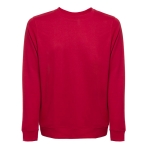 Sweatshirt em lã italiana em algodão e poliester 240 g/m2 THC Colombo cor vermelho primeira vista