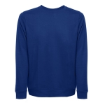 Sweatshirt em lã italiana em algodão e poliester 240 g/m2 THC Colombo cor azul real primeira vista