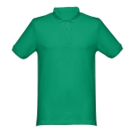 Polos estampados de várias cores em algodão 240 g/m2 THC Monaco cor verde