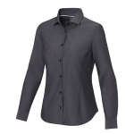 Camisas corporativas, algodão orgânico, mulher 121 g/m2 Elevate NXT cor preto