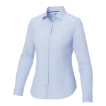 Camisas corporativas, algodão orgânico, mulher 121 g/m2 Elevate NXT cor azul-claro