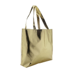 Saco promocional non-woven com acabamento brilhante 90 g/m2 Brilliant cor dourado quinta vista