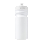 Bidões personalizados com corpo branco e bocal colorido 530ml Grip cor branco primeira vista