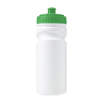 Bidões personalizados com corpo branco e bocal colorido 530ml Grip cor verde primeira vista