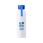 Garrafa apta para impressão a cor bem garrida 650ml Hyperfuel White cor azul vista principal