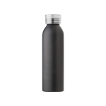 Garrafa com acabamento mate e faixa de silicone 650ml Hyperfuel Black cor branco segunda vista