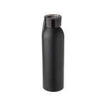 Garrafa com acabamento mate e faixa de silicone 650ml Hyperfuel Black oitava vista