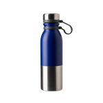 Garrafa térmica personalizada antigotas bicolor 600ml DoubleTwist cor azul primeira vista