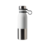 Garrafa térmica personalizada antigotas bicolor 600ml DoubleTwist cor branco primeira vista