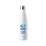 Garrafa térmica colorida personalizada de design original 650ml Cove cor branco vista principal