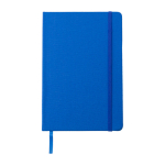 Caderno reciclado personalizado barato, folhas A5 pautadas rPET cor azul primeira vista