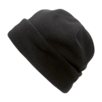 Gorro bordado de fibra polar de várias cores 200 g/m2 Polar cor preto primeira vista