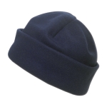 Gorro bordado de fibra polar de várias cores 200 g/m2 Polar cor azul-escuro primeira vista