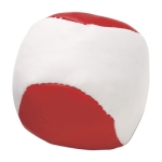 Bola de malabarista anti-stress personalizada com logo Juggler cor vermelho terceira vista