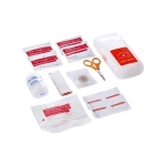 Kit médico, caixa transparente de polipropileno e acessórios StaySafe cor transparente sexta vista