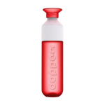 Garrafa reutilizável personalizada colorida Dopper 450ml Original cor vermelho primeira vista