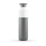 Garrafas promocionais térmicas eco com copo 350ml Dopper Insulated cor cinzento primeira vista