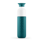 Garrafas promocionais térmicas eco com copo 350ml Dopper Insulated cor verde esmeralda primeira vista