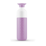 Garrafa de água personalizadas térmicas eco com copo 580ml Dopper Insulated cor violeta primeira vista