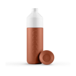 Garrafa de água personalizadas térmicas eco com copo 580ml Dopper Insulated cor cor-de-laranja escuro segunda vista