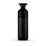 Garrafas térmicas eco elegantes 580ml Dopper Blazing Black Insulated cor preto primeira vista