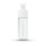 Garrafa de vidro personalizada com copo Dopper Glass Insulated 450ml cor transparente primeira vista