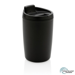 Copo térmico fabricado em plástico reciclado 300ml Nomad Recycled cor preto