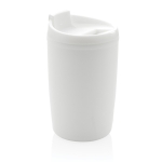 Copo térmico fabricado em plástico reciclado 300ml Nomad Recycled cor branco sexta vista