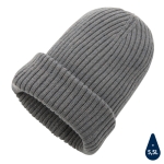 Gorro de inverno materiais sustentáveis capa dupla Impact Polylana cor cinzento-escuro segunda vista